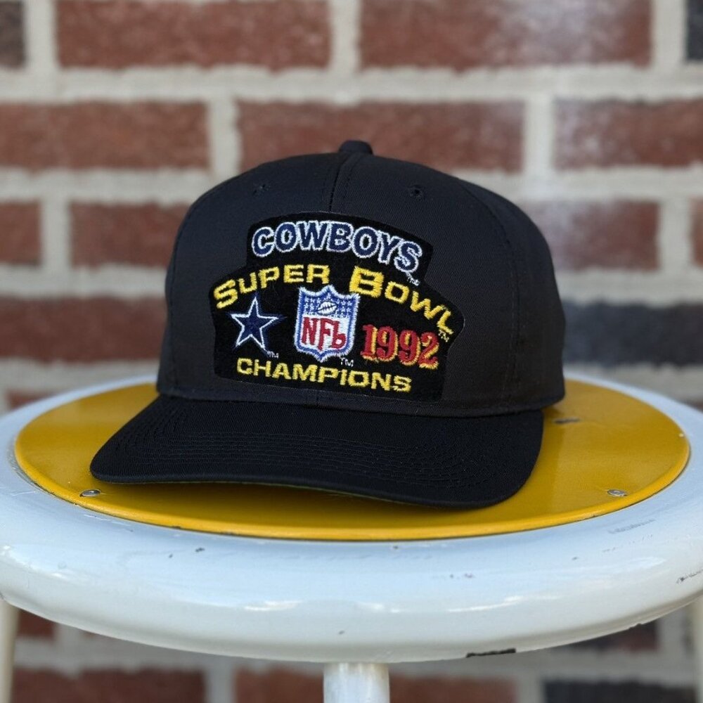 Rare Vintage NFL Cowboys Super Bowl 1992 Champions Cap